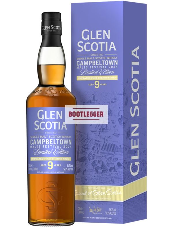 Glen Scotia 9 Years Old Unpeated Fino Sherry Finish 0,7л