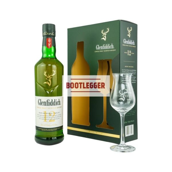 Glenfiddich 12 Years Old 0,7+бокал