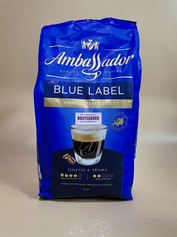 Кава в зернах Ambassador Blue Label 1кг