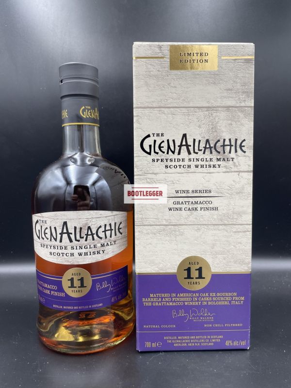 GlenAllachie 11 Years Old Grattamacco Wine Cask Finish 0,7л