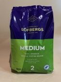 Кава в зернах Lofbergs Medium Roast 1кг