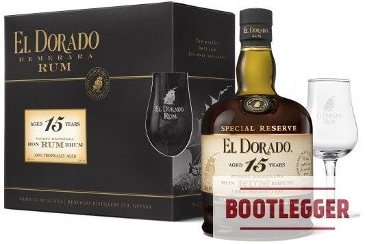 El Dorado 15 years 0,7л + 2 glasses