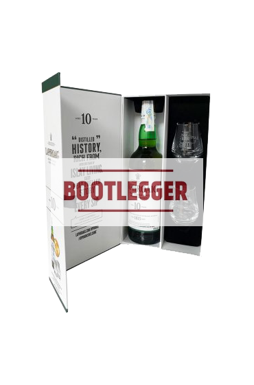 Laphroaig 10 Years Old 0,7л+2 бокала