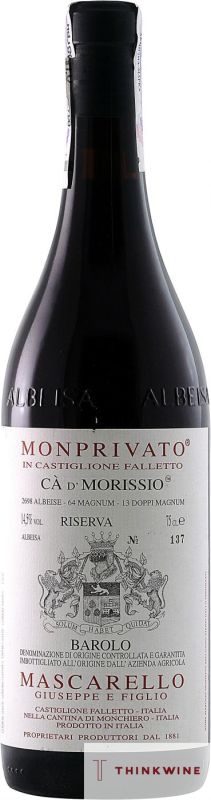 Mascarello, Barolo Riserva Monprivato "Ca d'Morissio" 2008 0,75л