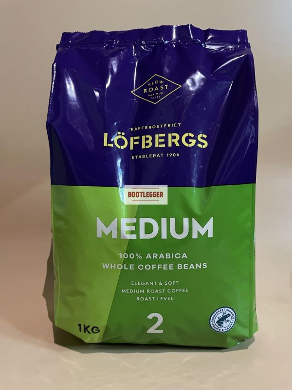 Кава в зернах Lofbergs Medium Roast 1кг
