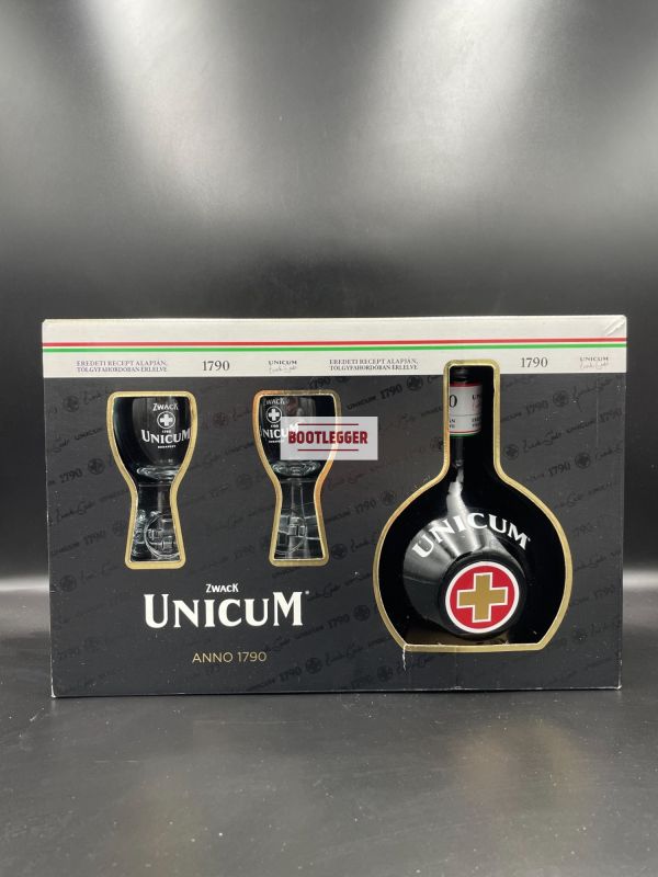 Unicum 0,7л+2 Glasses