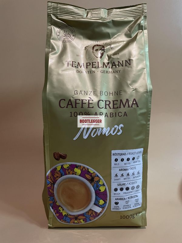 Кава в зернах Tempelmann Nomos 1кг