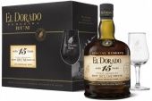 El Dorado 15 years 0,7л + 2 glasses