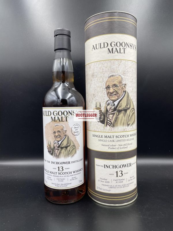 Inchgower 13 Year Old Auld Goonsy's Malt 0,7л