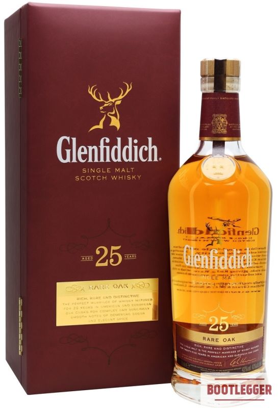 Glenfiddich 25 Years Old Rare Oak, 0,7 л