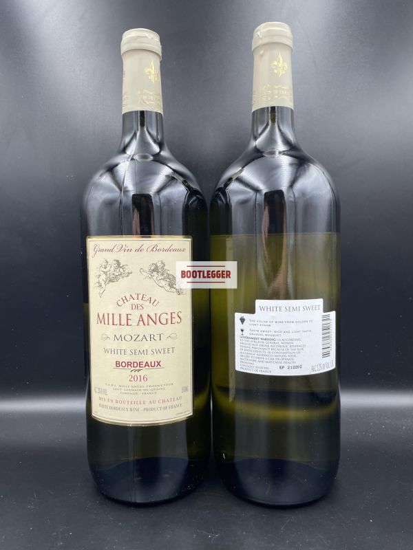 Bordeaux Des Mille Anges White, 2016, 1,5л