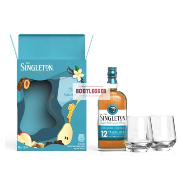 Singleton of Dufftown 12 Years Old 0,7л with 2 glasses