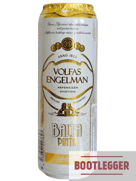 Пиво Volfas Engelman Balta Pinta 0,568мл 5%