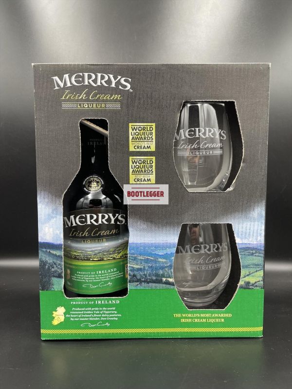 Merrys Irish Cream 0,7л+ 2бокала