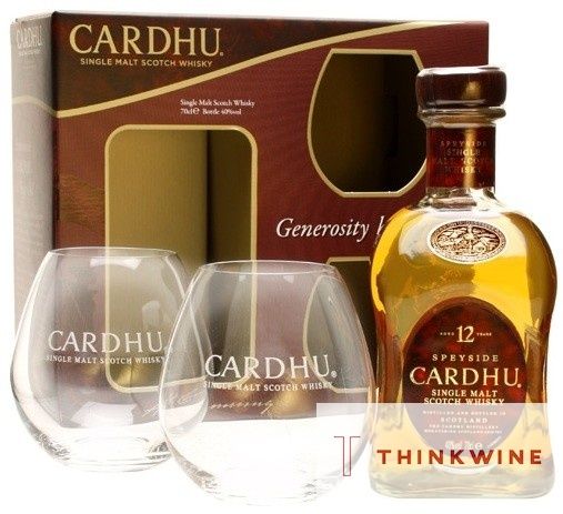 Cardhu 12 Years Old 0,7л with two glasses